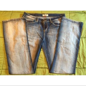 Size 11 embellished bootcut L.E.I jeans